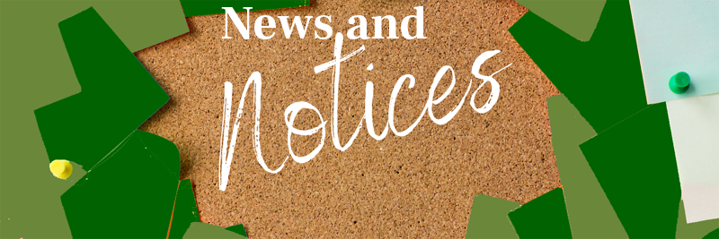 News and Notices News and Notices